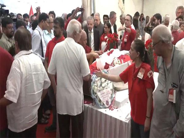 Kapil Sibal and Sonia Gandhi Pay Tribute to Late CPI(M) Leader Sitaram Yechury