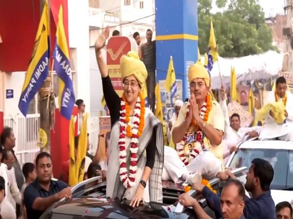 Delhi CM Atishi and AAP Leader Raghav Chadha Campaign in Haryana for Upcoming Elections