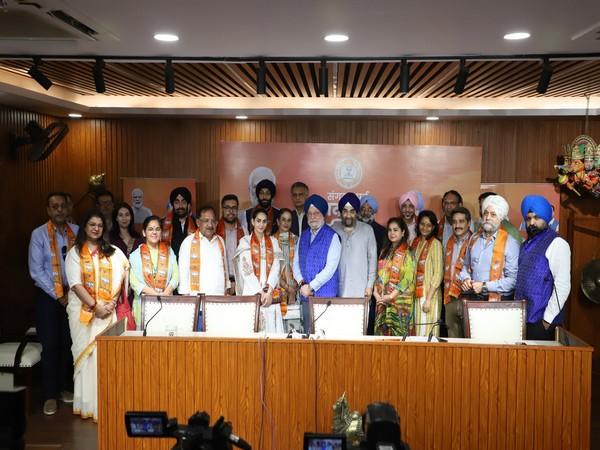 30 New Members Join BJP at Hardeep Puri's Residence in New Delhi