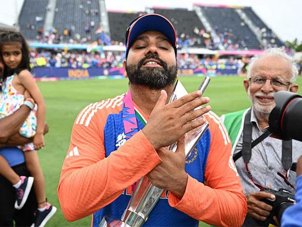 Rohit Sharma's Unique Celebration After India's T20 World Cup Win at Kensington Oval