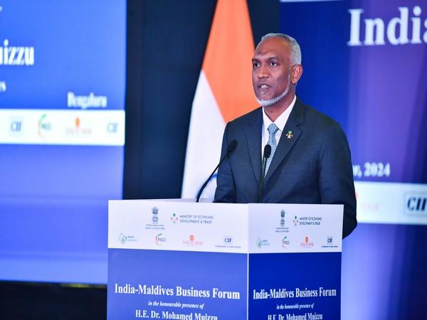 Maldives President Mohamed Muizzu Highlights India's Role in Digital Revolution at India-Maldives Business Forum