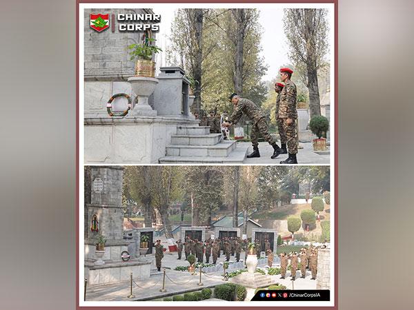 GOC and all ranks of Chinar Corps lay wreath at Chinar War Memorial on 78th Infantry Day