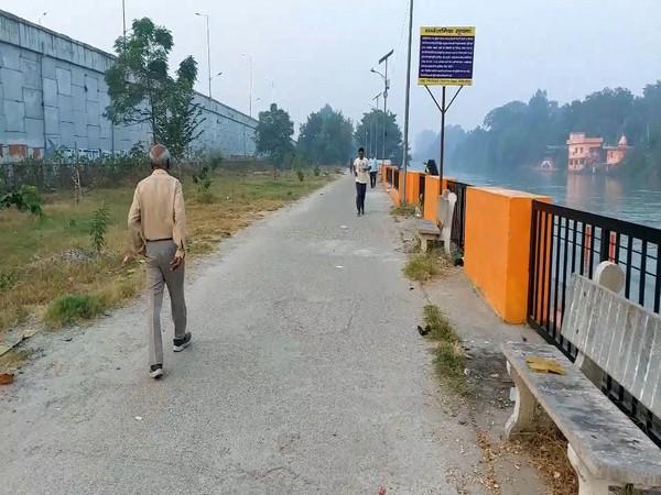 Haridwar: Sky covered in haze due to firecrackers pollution post-Diwali celebration 