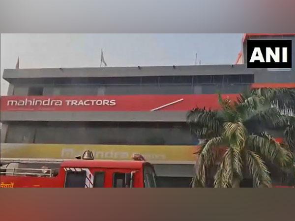 Fire at Mahindra Tractor Agency in Jalaun, Uttar Pradesh