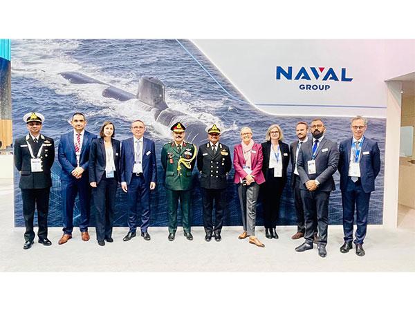 Indian Navy delegation visits EURONAVAL 2024