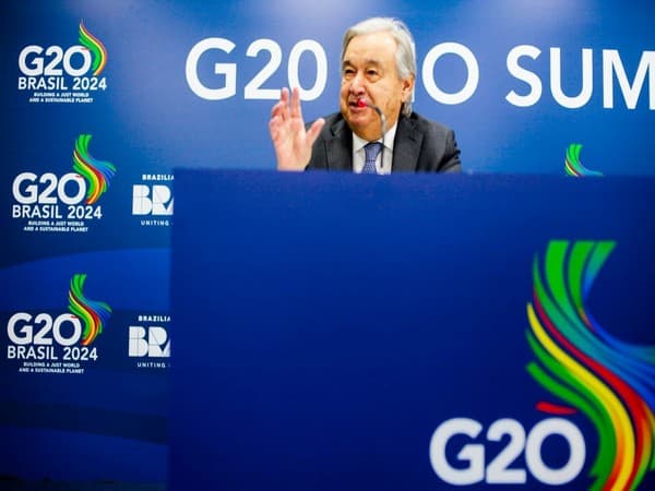 "I urge G20 countries to lead, once again": UN Secy General at Rio Summit