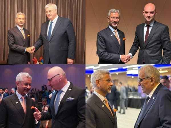 EAM Jaishankar Meets Leaders from France, Ukraine, Lebanon, and Croatia at Rome Conference