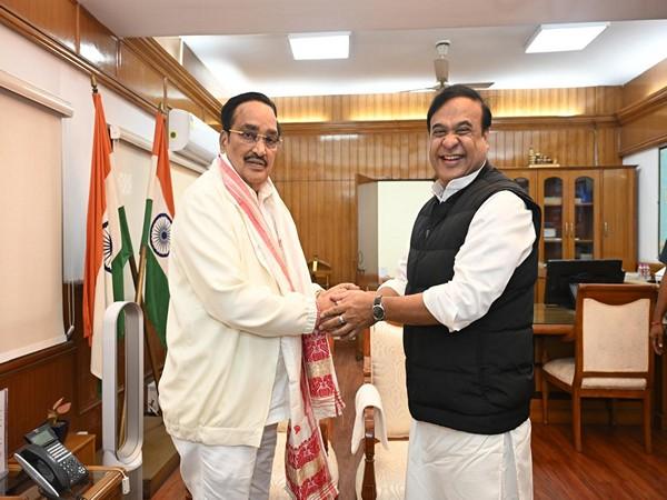 Assam CM Himanta Biswa Sarma Meets Union Minister CR Patil to Discuss Har Ghar Jal Progress