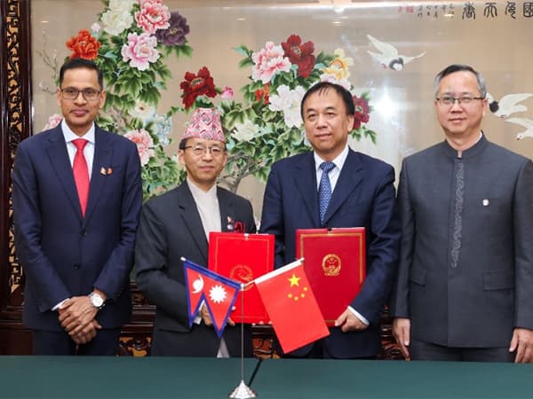 Nepal and China Sign New Belt and Road Cooperation Agreement