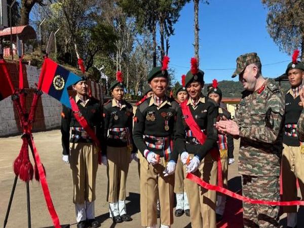 General Officer Commanding Visits Special National Integration Camp in Nagaland