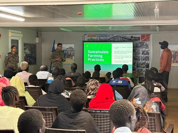 Indian troops hold agriculture awareness programme in Sudan's disputed Abyei