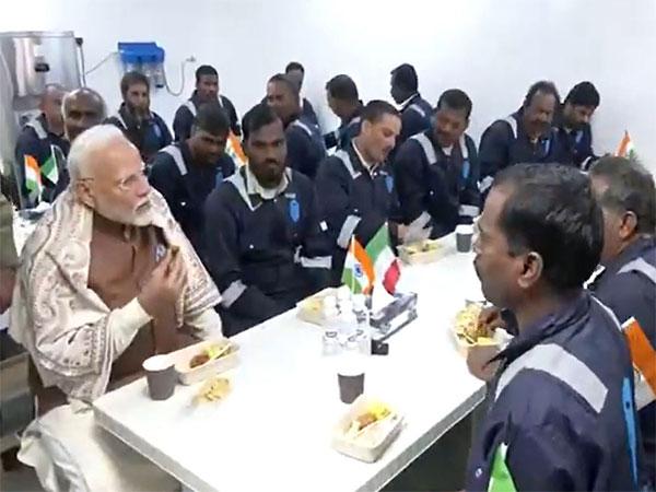 PM Modi visits Gulf Spic Labour Camp in Kuwait, interacts with Indian workers there