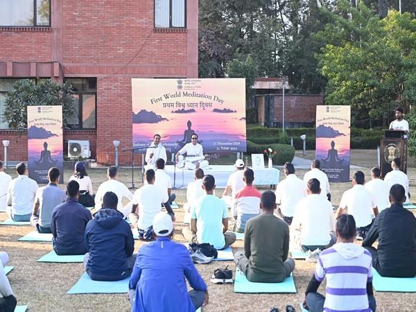 Indian Embassy in Kathmandu Celebrates First World Meditation Day