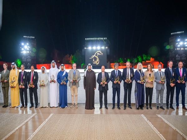 Mohammed Al Sharqi Celebrates Winners at Fujairah Horse Championship 2024