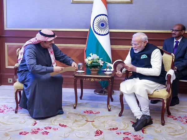 Prime Minister Narendra Modi Meets Fahad Ghazi Alabduljaleel in Kuwait