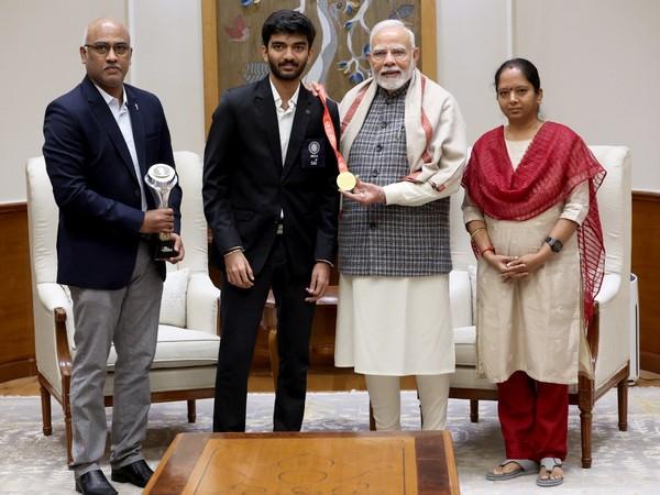 PM Modi praises "India's pride" chess champion D Gukesh for his determination, success