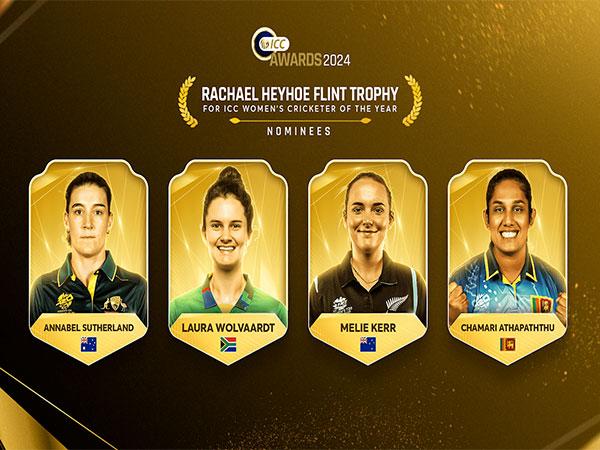 Laura Wolvaardt, Chamari Athapaththu, Annabel Sutherland, and Melie Kerr Nominated for Rachael Heyhoe Flint Trophy