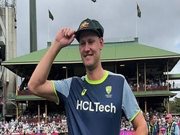 Sydney Test: Australia all-rounder Beau Webster receives Baggy Green from Mark Waugh