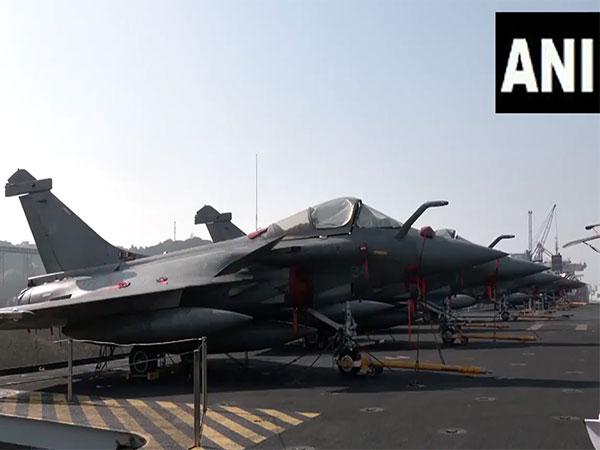 French Navy aircraft carrier Charles De Gaulle arrives in Goa