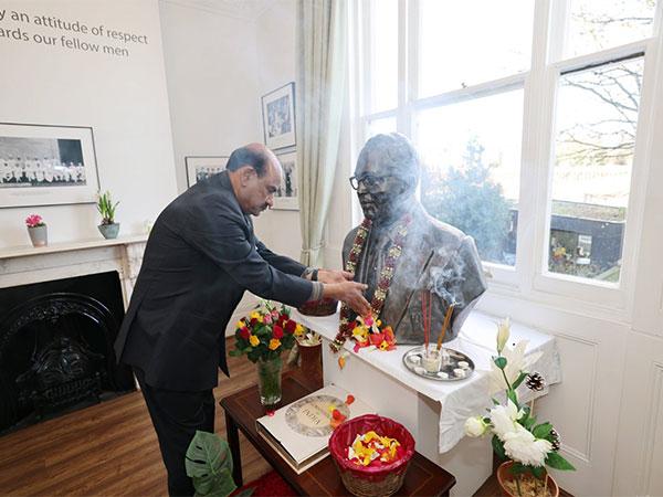 Lok Sabha Speaker Om Birla visits Dr Ambedkar Museum in London