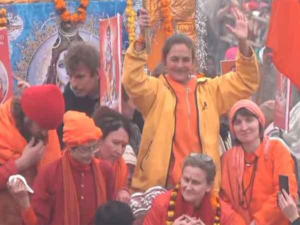 Yogmata Keiko Aikawa and devotees from across the world seek solace at Kumbh Mela