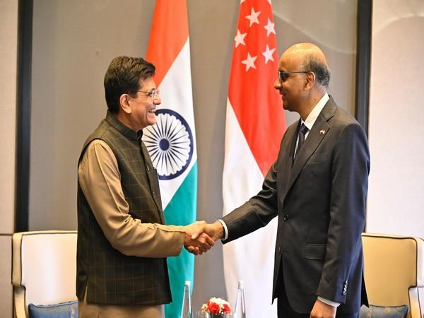 Union Minister Piyush Goyal meets Singapore President, discusses ways to enhance relations