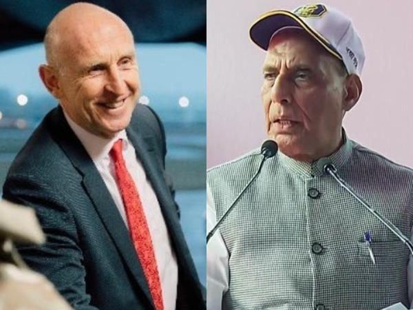 Rajnath Singh and John Healey Discuss India-UK Defence Cooperation