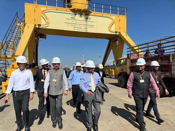 Myanmar: Indian envoy reviews Kaladan Project operations in Sittwe