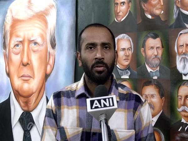 Amritsar artist paints Trump's portrait ahead of swearing-in