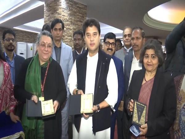 Union Minister Jyotiraditya Scindia Unveils Special Postcard for 75 Years of Indian Republic