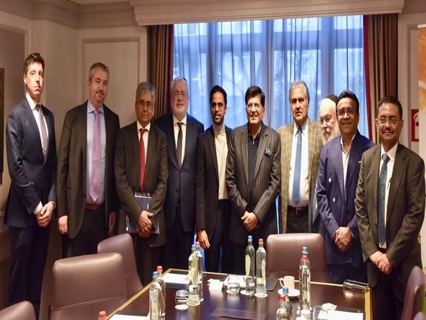 Piyush Goyal Meets Antwerp World Diamond Centre in Brussels