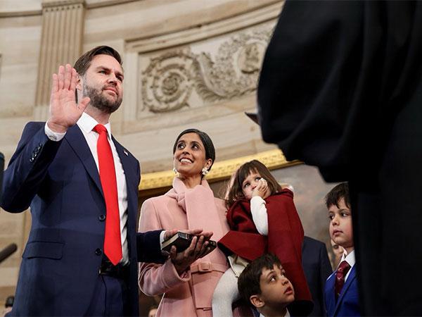 JD Vance Sworn in as 50th US Vice President Alongside President Donald Trump