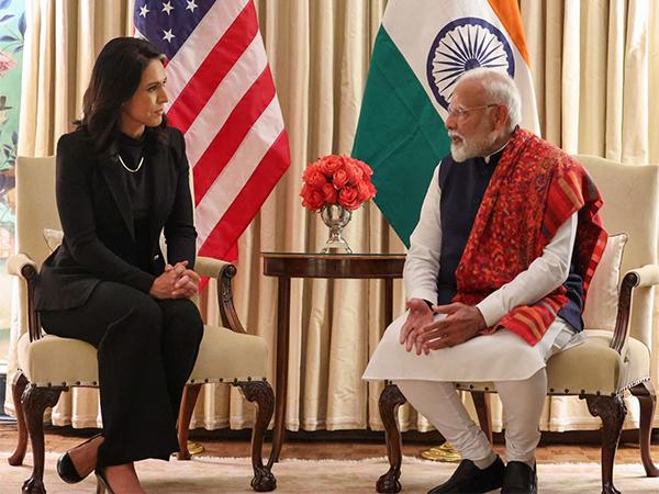 PM Modi Meets US Intelligence Chief Tulsi Gabbard in Washington