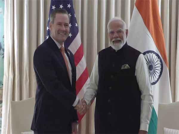 PM Modi holds bilateral meeting with US NSA Michael Waltz at Blair House